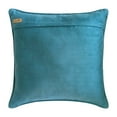 thumbnail image 2 of The HomeCentric Decorative Blue Pack of 2, 26x26 inch (65x65 cm) Euro Shams, Suede Shibori & Quilted Euro Shams For Couch, Geometric Pattern Modern Style Easter - Kia, 2 of 6