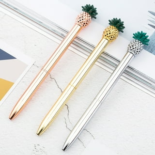 Rose Gold Crystal Pen Diamond Ballpoint Pens Stationery Pen Oily Lovely Multi-Color Metal Pen Diamond Ballpoint Pens