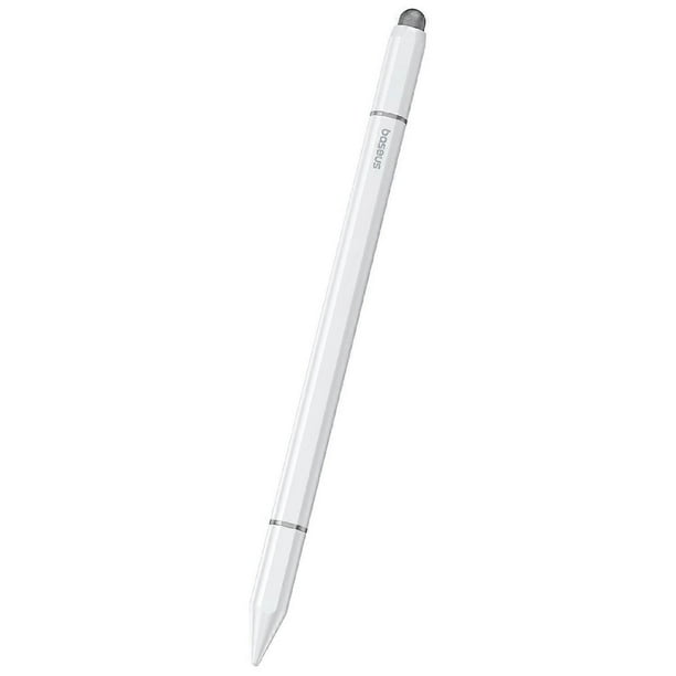 w1e BASEUS Smooth Writing III 3-in-1 Passive Stylus Touch Screen f8f Pen Magnetic Version - White