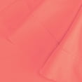 thumbnail image 4 of 300 Thread Count 100% Cotton Deep Pocket Solid Bedding Sheet Set, California King, Coral - Blue Nile Mills, 4 of 4