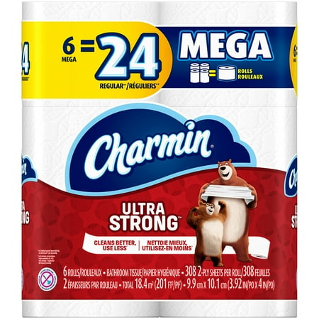 Charmin Bathroom Tissue charmin ultra strong bathroom tissue mega rolls - 6 ct - walmart Charmin Bathroom Tissue charmin ultra strong bathroom tissue mega rolls - 6 ct - walmart