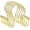 Gold, variant on Shower Curtain Hooks, 12 Pcs Shower Curtain Rings, Stainless Steel Shower Curtain Hangers, Black Shower Curtain Hooks Rings Rust Proof, Minimalist Shower Hooks for Shower Curtain, Black