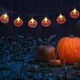 thumbnail image 6 of Nmdmisc Halloween String Lights,6.56ft 10 LEDs Pumpkin String Lights Battery Operated, Halloween Lights for Window Indoor Outdoor Decor Halloween Party Decorations, 6 of 8
