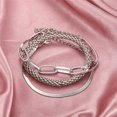 thumbnail image 5 of 3PCS/Set Fashion Thick Chain Link Bracelets Bangles For Women Vintage Snake Chain Gold Silver Color Bracelets Set Punk Jewelry, 5 of 6