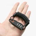 thumbnail image 4 of Candado de Cable de resorte de combinación de 3 dígitos para bicicleta portátil, candado de Cable de bicicleta reiniciable antirrobo para casco de equipaje de viaje, 4 of 8