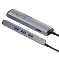 thumbnail image 3 of HUB Adaptador inteligente 6 en 1 Ojo mecánico Gris Baseus Baseus Tipo C+PD+3xUSB3.0+HDMI+RJ45, 3 of 5