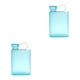 thumbnail image 4 of Toystoory Botella de agua para senderismo con tapa duradera a prueba de fugas, elegante botella de agua plana transparente de plástico, azul, azul 380ml 2piezas, 4 of 6
