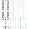 thumbnail image 1 of Rosario de plástico de 120 piezas, 10 colores, 56 cm (22,05 pulgadas), surtido, regalo de Pascua., 1 of 7