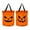 Orange, variant on Lilixerw Halloween Pumpkin Candy Bucket with LED,Halloween Party Bags Pumpkin Ghost Face Baskets for Party Favor Supplies