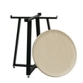 thumbnail image 4 of Abble Round Manufactured Wood End Table, Oak, 4 of 5