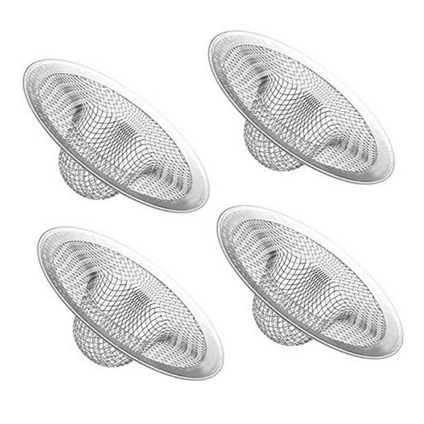 Stainless Steel Bathroom Sink Mesh Strainer Fits Most Bathroom Sinks, Stopper Drain Strainer
