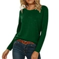 thumbnail image 4 of Ounisa Womens Slim Fit Velvet Burnout Top Cowl Neck Long Sleeve See Through Shirt Blouses Tops, 4 of 7