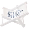 thumbnail image 2 of Silla de playa en miniatura, silla plegable, decoración de estilo náutico, accesorio para fotos., 2 of 8