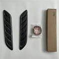 thumbnail image 2 of 2Pcs Decorative Car Hood Vent Louver Scoop Cover Air Flow Intake Cover - Carbon Fiber Look, 2 of 5