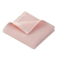 thumbnail image 2 of Cotton Bath Towel Gray Blue Pink | Absorbent Honeycomb Face Washcloth | Soft Durable Lint-Free Household Hand Towel | 1pc 35x75cm | Quick Dry | Easy Clean, 2 of 6