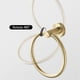 thumbnail image 3 of Home 16cm Towel Ring Wall Mounted Round 304 Stainless Steel for Bathroom or Kitchen Gold Towel Holder Shower Bathroom Accessory, 3 of 5