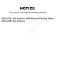 thumbnail image 2 of Transit Auto Front Rear Semi-Metallic Brake Pads and Parking Shoes Kit for Car Kia Sedona KSN-100947, 2 of 11
