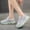 Green, variant on [Sneakers] 2026 Women'S Lightweight Lace-Up Tennis Shoes with Sparkling Bow And Mesh Design for Comfortable Walking