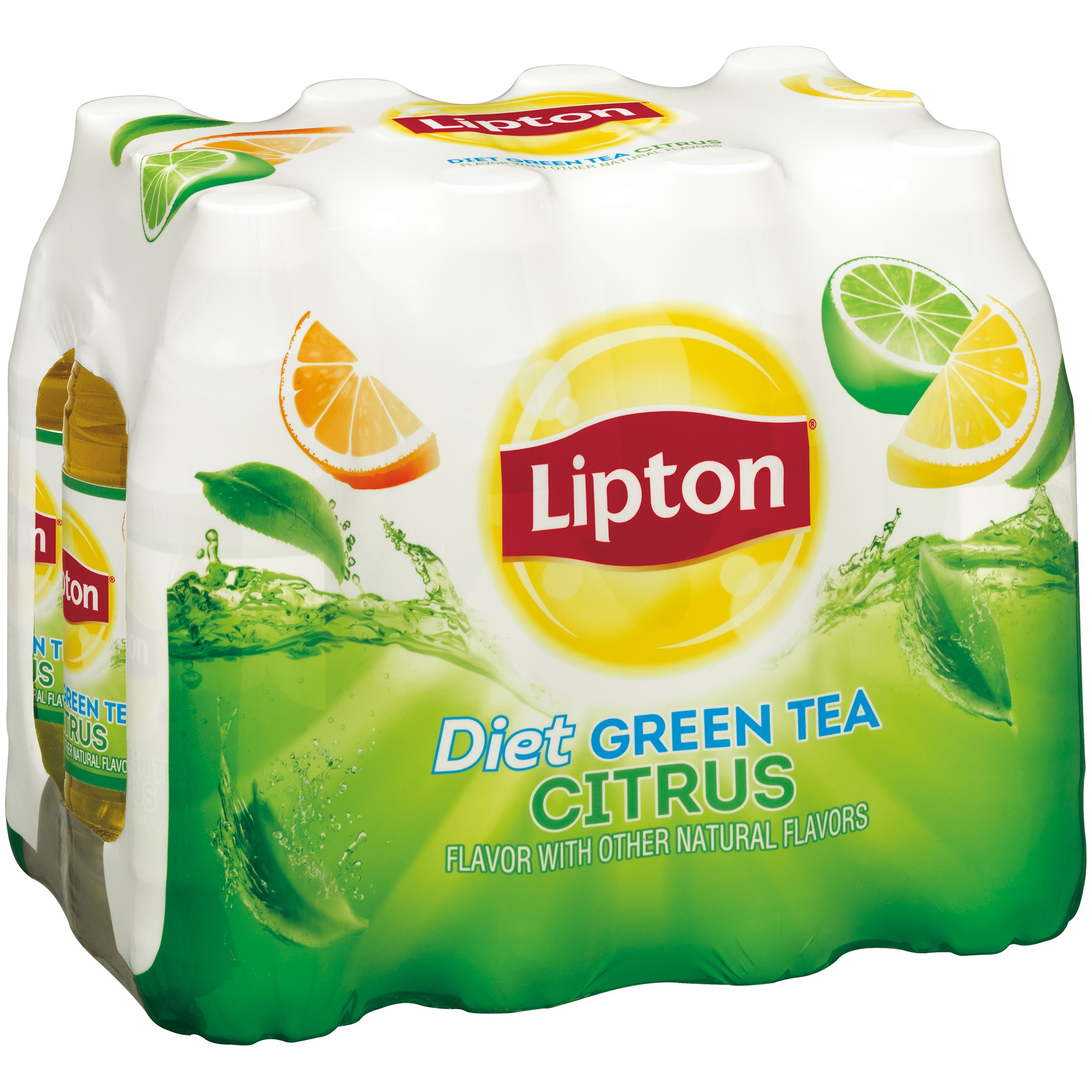 Lipton Diet Green Tea Citrus Iced Tea, Bottled Tea Drink, 16.9 fl oz, 12 Pack Bottles - image 5 of 5