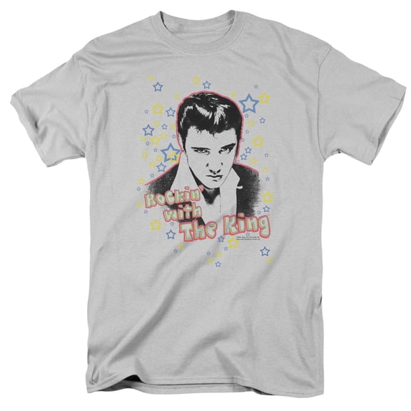 Elvis Presley Rockin With The King Officially Licensed Adult T-Shirt 3XL