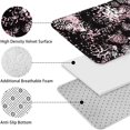 thumbnail image 5 of Black and Pink Of Leopard Print Bathroom Rugs Sets 3 Piece,Toilet Cover Set,Absorbent Non Slip Bathroom Mats Sets with U-Shaped Contour Rug Toilet Rug Set, 5 of 5