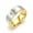 8MM Gold K, variant on Couple Ring Titanium Steel Men's And Women's Ring