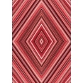 thumbnail image 1 of Ahgly Company Tapis d'Intérieur Lavables en Machine, Rectangle Rouge de Transition, 2' x 3', 1 of 7