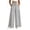 *Gray, variant on VBVC Women's Cotton Linen Palazzo Pants , Drawstring Wide Leg Trousers For Women , Ladies' Fall Summer Pleated Pants with Pockets, *White , Large