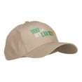 thumbnail image 5 of You Are My Lucky Embroidered Cotton Cap - Khaki OSFM, 5 of 5