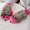 Hot Pink, variant on Beige Gloves Mittens for Women Men Knitted Warm Cartoon Hedgehog Winter Fleece Cotton Thick Gloves