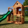 thumbnail image 6 of Backyard Discovery Hillcrest Cedar Wood Swing Set, Slide, Clubhouse, Sandbox, Picnic Table, 6 of 12