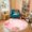 Color 1, variant on Washable Non Slip 3ft Round Rug, Vintage Floral Roses Bows Butterflies Stars Pastel Circle Area Rugs with Tassels Carpet for Nursery Bedroom Living Room Playroom Tent Rug