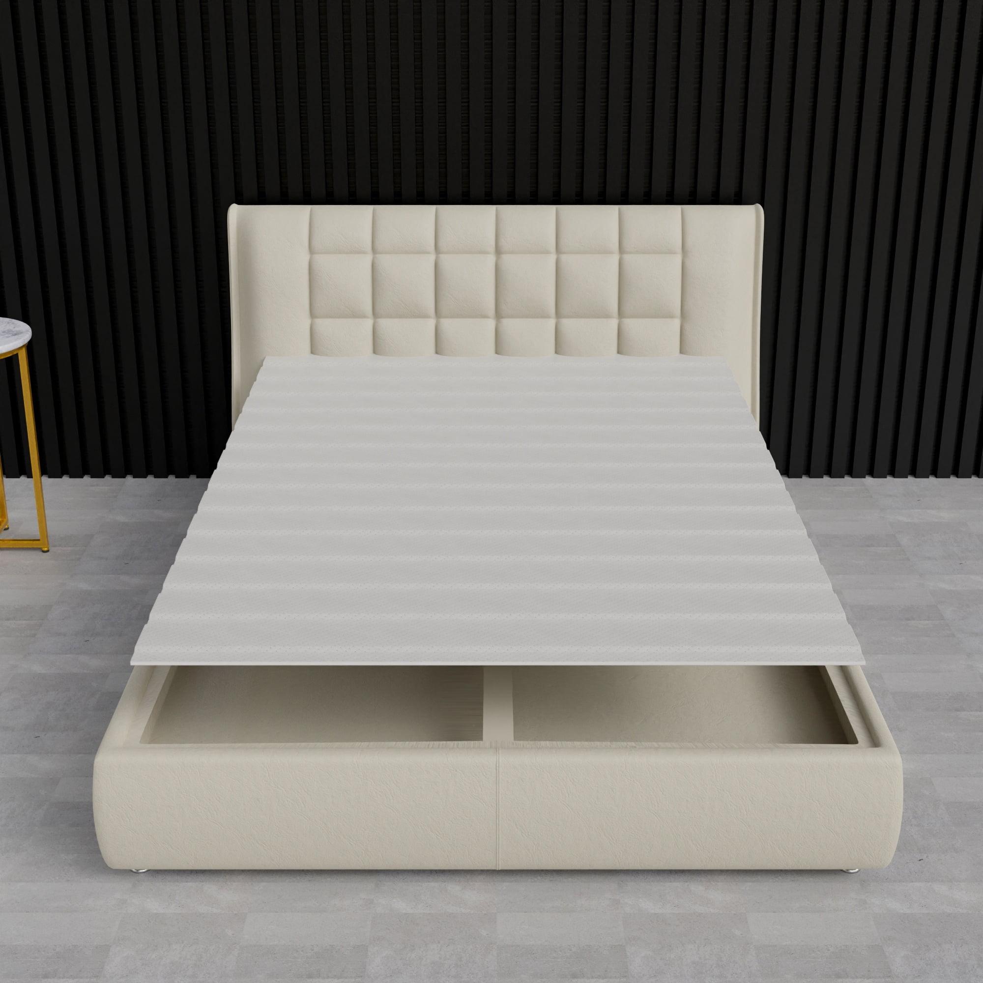 Continental Sleep, 1" High Density CertiPUR-US Foam Mattress Topper, King