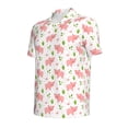 thumbnail image 3 of Daiia Funny Little Pigs Pattern Men’s Polo Shirts,Solid Deck Shirt,Classic Fit, Breathable Cotton Polo for Casual and Sport Wear-Small, 3 of 9