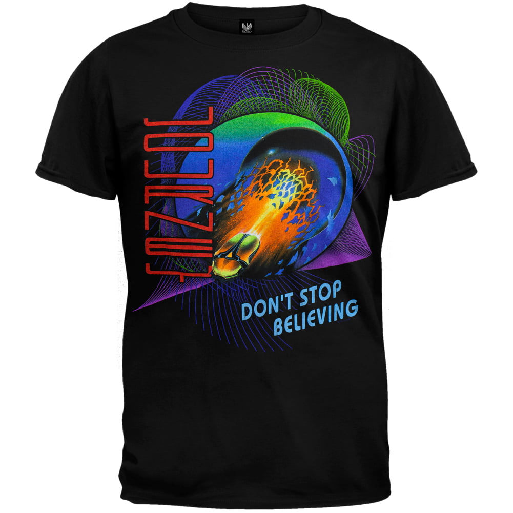 Journey Detroit Don't Stop Believing Men's T Shirt Rock Band Concert Tour Merch
