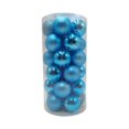 thumbnail image 1 of Esferas Holiday Time con Brillo  30 piezas 60 mm Azul, 1 of 4