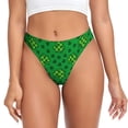 thumbnail image 1 of Fotbe St Patrick's Day5 Tanga Sin Costuras para Mujer con Estampado – Panties Invisibles, Transpirables y Cómodos para Uso Diario-XX-Large, 1 of 6