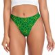 thumbnail image 1 of Fotbe St Patrick's Day5 Tanga Sin Costuras para Mujer con Estampado – Panties Invisibles, Transpirables y Cómodos para Uso Diario-Large, 1 of 6