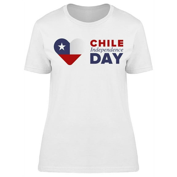 Chile Independence Day T-Shirt Women -Image by Shutterstock, Female Large