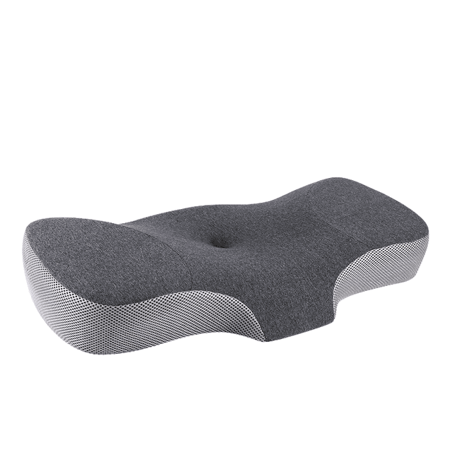 QIUPING Oreiller en Mousse à Mémoire de Forme Design Ergonomique Velours Doux de Haute Qualité
