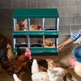 thumbnail image 3 of Chicken Nesting Boxes - 6 Compartments/8-Compartment10-Compartment Metal Hen Laying Boxes With Lockable Lid,Laying Boxes for Hens & for Egg Collection & Protection - Protect Eggs, 3 of 8