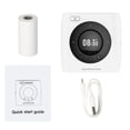 thumbnail image 3 of Pocket Printer BT Wireless Thermal Printer Portable Mobile Printer 300dpi for Photo Picture Receipt Memo Note Label Sticker with Clock Function Compatible with Android iOS Windows, 3 of 7