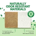 thumbnail image 4 of Paquete de 10 esponjas de cocina biodegradables y naturales Airnex, 4 of 6