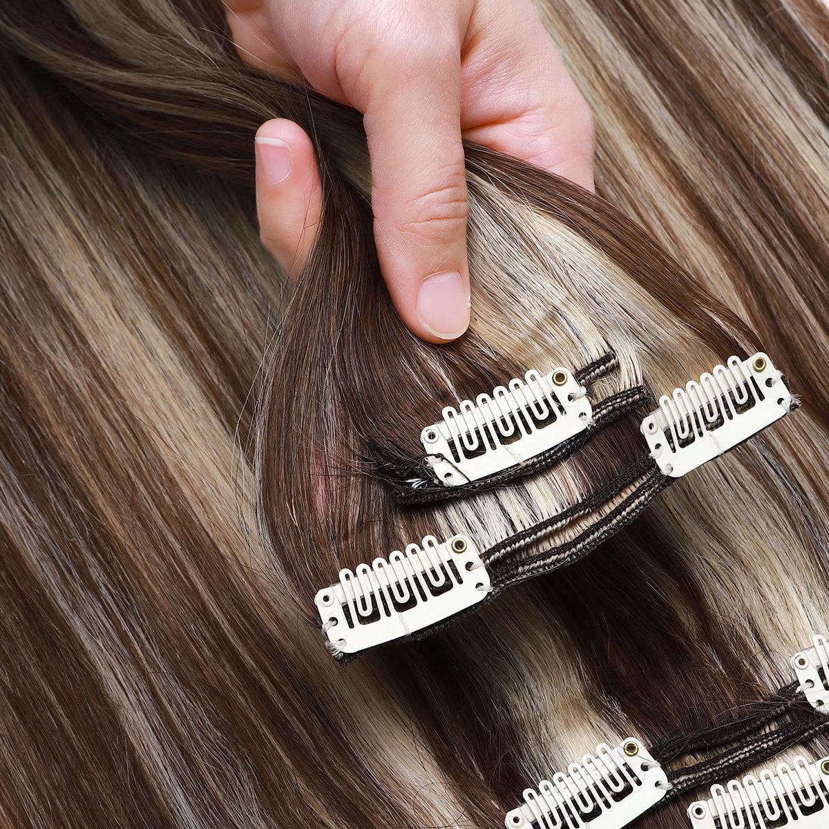MY-LADY Extra Thick Clip in 100% Remy Human Hair Extension  display picture 2