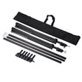 thumbnail image 3 of Riwcyla 200 * 200cm78 * 78 Pouces Alliage d'Aluminium Réglable Support de Studio de Photographie pour Arrière-Plan Toile de Fond Système de Support Kit Robuste Photo Vidéo Crossbar Kit avec Sac de Transport 6 Pcs Pinces pour Maison Stu, 3 of 6