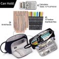 thumbnail image 2 of Estuche para lápices de gran capacidad, estuche para bolígrafos, bolso de papelería simple, organizador de oficina para escuela, universidad, para adolescentes, niñas, adultos, est, 2 of 5