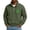 Army Green, variant on Men's St. Patrick's Day Henley Sweatshirt Shamrock Print Long Sleeve Pullover