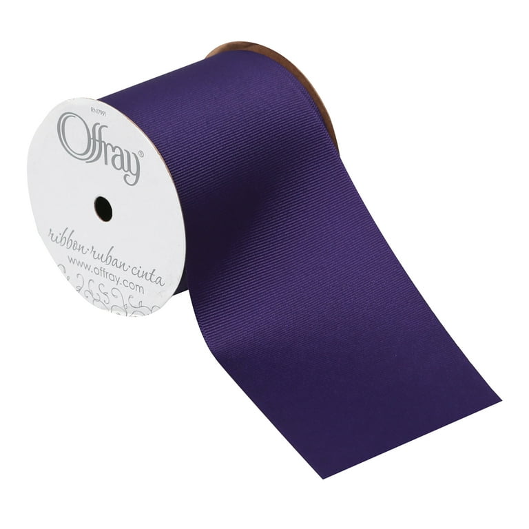 Purple 3/8″ Grosgrain Ribbon (100 yards)* – Inspire-Create