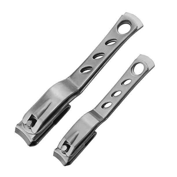 2 cortaúñas de acero inoxidable, cabezal giratorio de 360 grados para dedos y dedos de los pies, herramientas para el cuidado personal de manos y pies, manicura/pedicura Banban