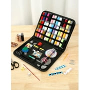 Tcwhniev 226pcs Portable Travel Sewing Box Kit Needles Thread Stitching Kit DIY Sewing Supplies Premium Mini Sewing Accessories